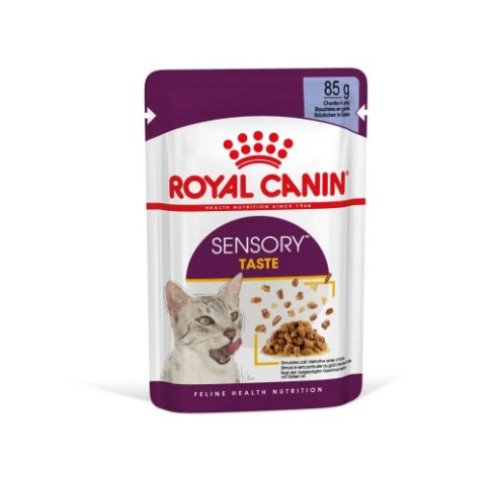 Влажный корм для привередливых ко вкусу кошек Royal Canin Sensory Taste в желе 12 шт х 85 г