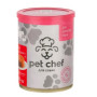 Влажный корм для взрослых собак Pet Chef паштет (мясное ассорти) 360 г