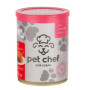 Вологий корм для дорослих собак Pet Chef паштет (м`ясне асорті) 360 г