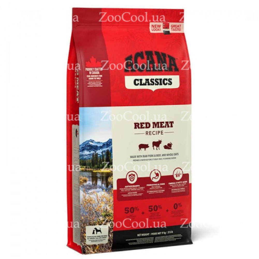 Сухой корм для собак всех пород ACANA Red Meat Recipe для всех стадий жизни 6 кг