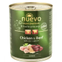 Консерва для цуценят NUEVO JUNIOR з куркою, яловичиною та рисом + кальцій 800 (г)