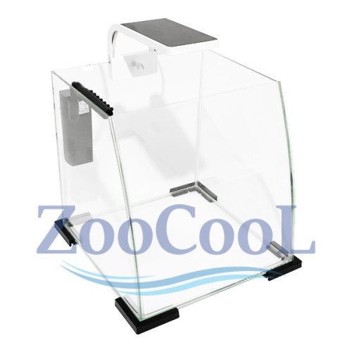 Аквариумный набор куб панорамный ZooCool Modern White