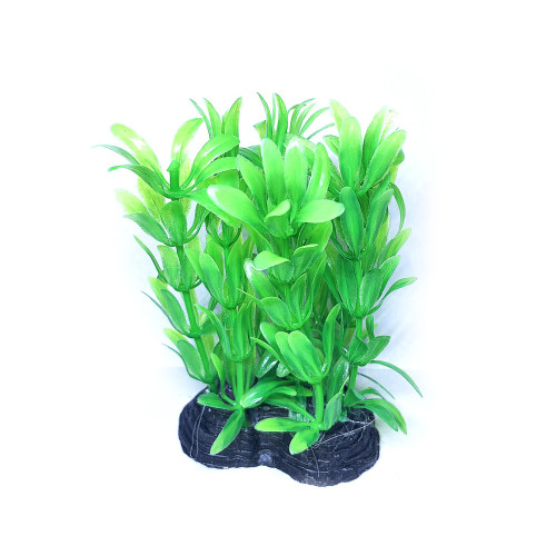 Искусственное растение для аквариума Aquatic Plants "Hygrophila" зеленое 10 см
