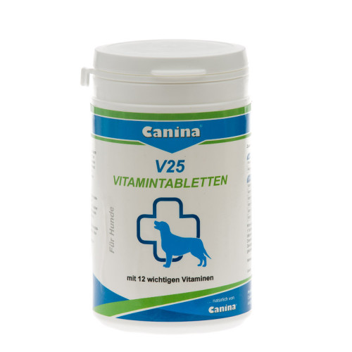 Поливитаминный комплекс для собак Canina V25 300 г 60 таблеток