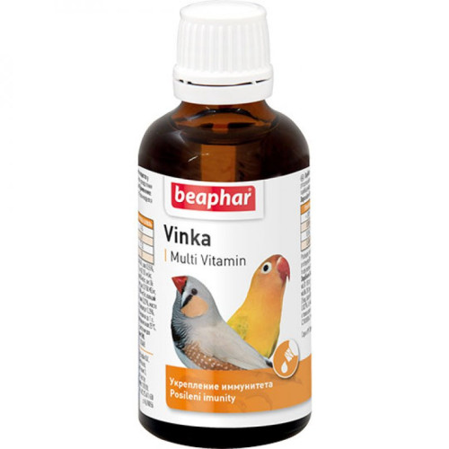 Кормовая витаминизированная добавка для декоративных птиц Beaphar Vinka 50 мл
