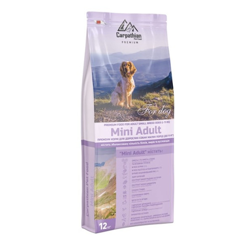 Сухий корм для собак малих порід Carpathian Pet Food Mini Adult 12 (кг)