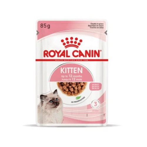 Вологий корм для кошенят Royal Canin Kitten Instinctive у соусі 12 шт х 85 г