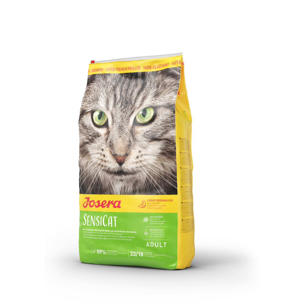 Сухой корм Josera SensiCat для взрослых кошек с чувствительным пищеварением