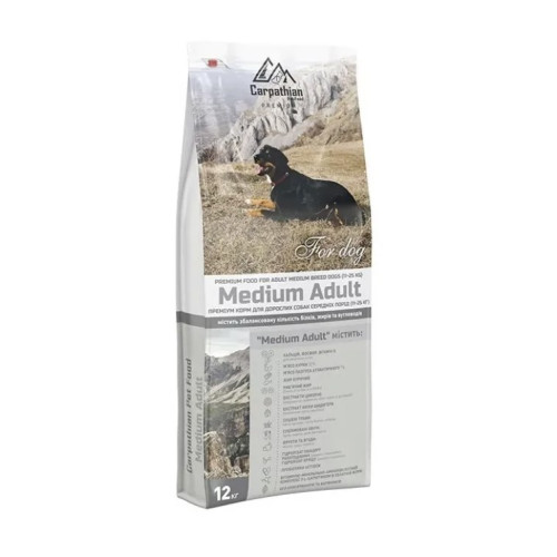 Сухой корм для собак средних пород Carpathian Pet Food Medium Adult 12 (кг)