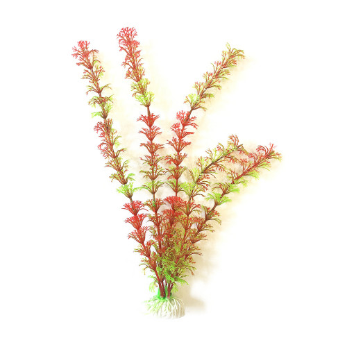 Искусственное растение для аквариума Aquatic Plants "Ambulia" красно-зеленая 30 см