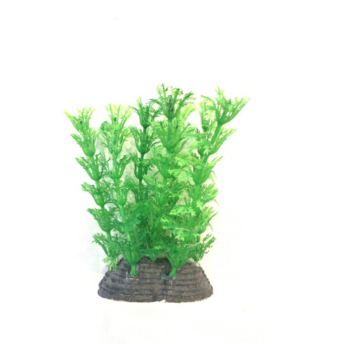 Искусственное растение для аквариума Aquatic Plants "Ambulia" зеленое 10 см