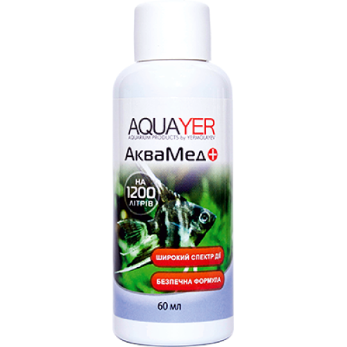 Лекарство для аквариумных рыб Aquayer АкваМед 60 мл