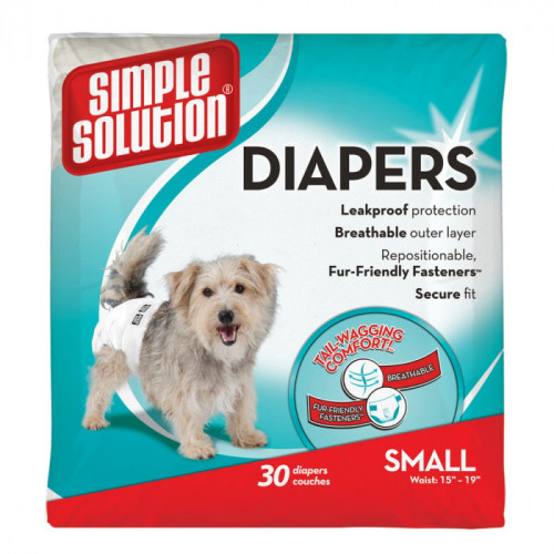 Гигиенические прокладки для собак Simple Solution Disposable Diapers Small 30 шт