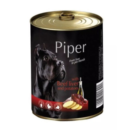 Консерва "DN Piper" для собак з яловичою печінкою та картоплею 400 (г)
