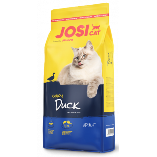 Сухой корм JosiCat Crispy Duck для взрослых кошек со вкусом утки и рыбы 10 кг