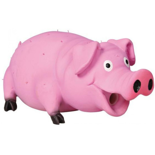 Trixie Игрушка "Свинка со щетиной", латекс