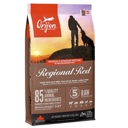 Сухой корм для собак ORIJEN Regional Red Dog 11.4 кг