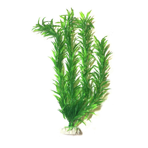 Искусственное растение для аквариума Aquatic Plants "Hygrophila" зеленое тонкий лист 40 см