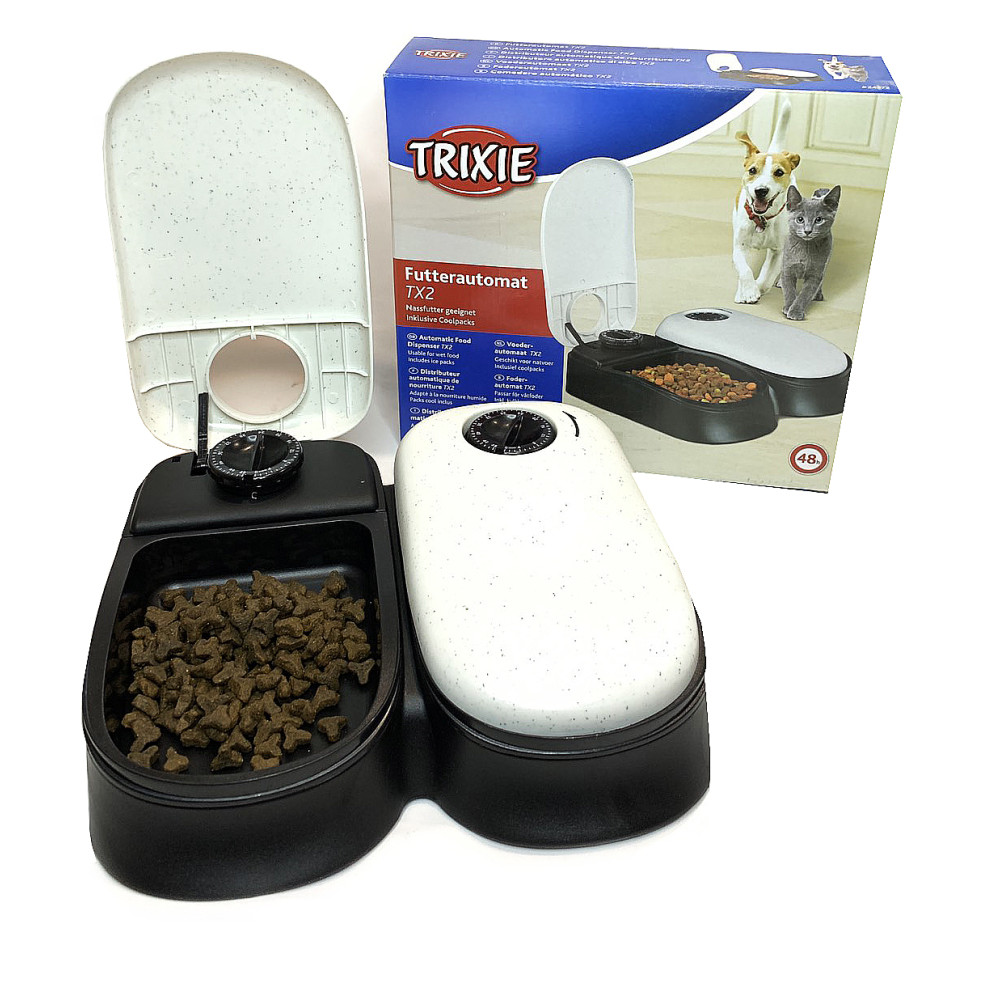 Автоматическая кормушка для собак и кошек Trixie TX2 600 мл