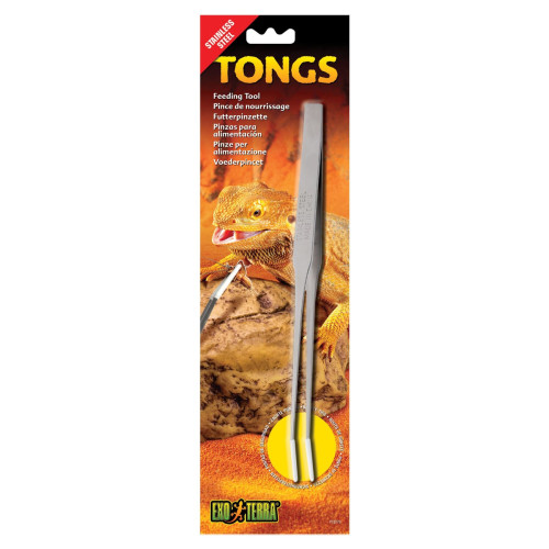 Пинцет для кормления рептилий Exo Terra Tongs выгнутый 25 см