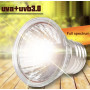 Лампа для рептилий ультрафиолетовая UVA-UVB 3.0, цоколь Е27, 50w