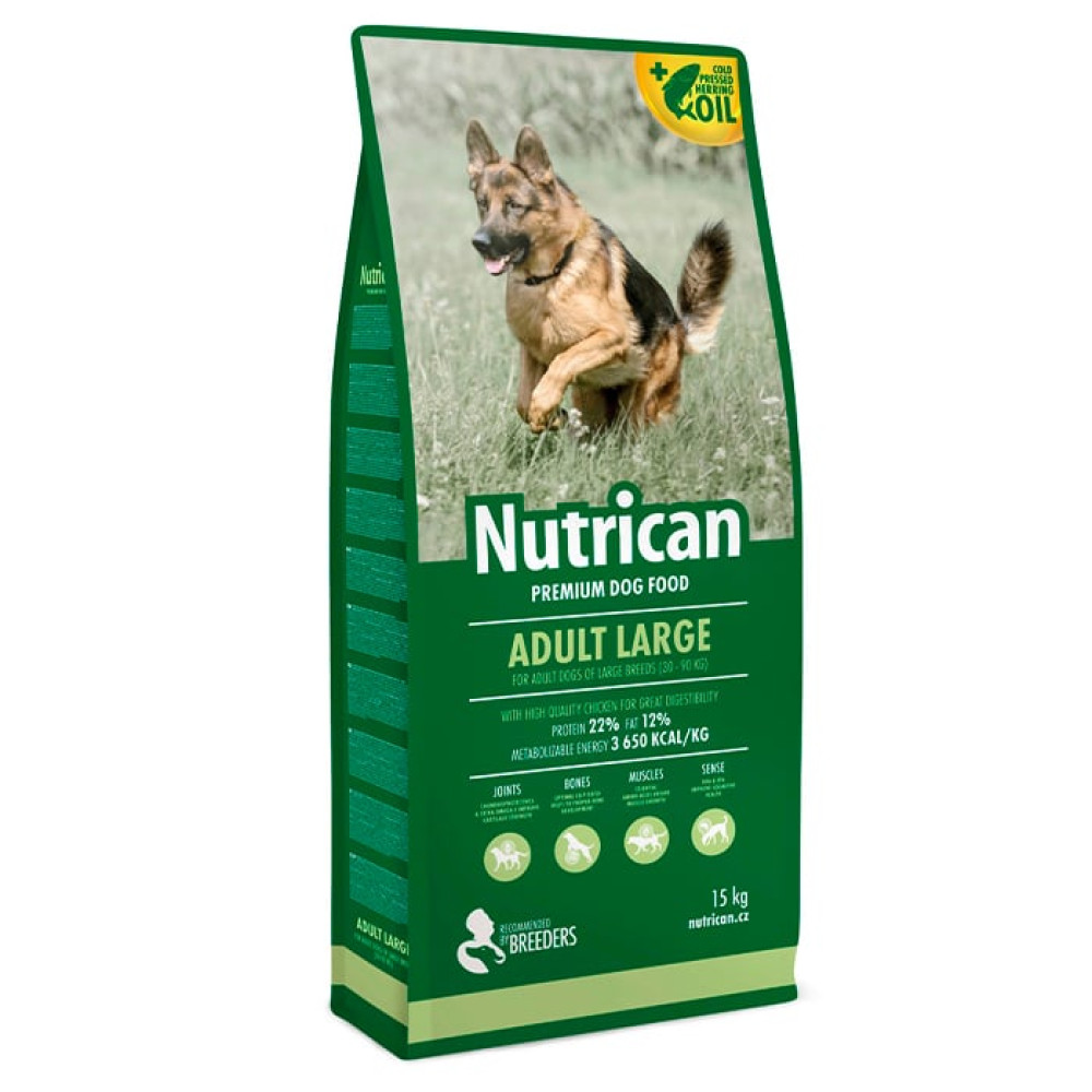 Сухой корм для собак крупных пород Nutrican Adult Large Breed 15 кг