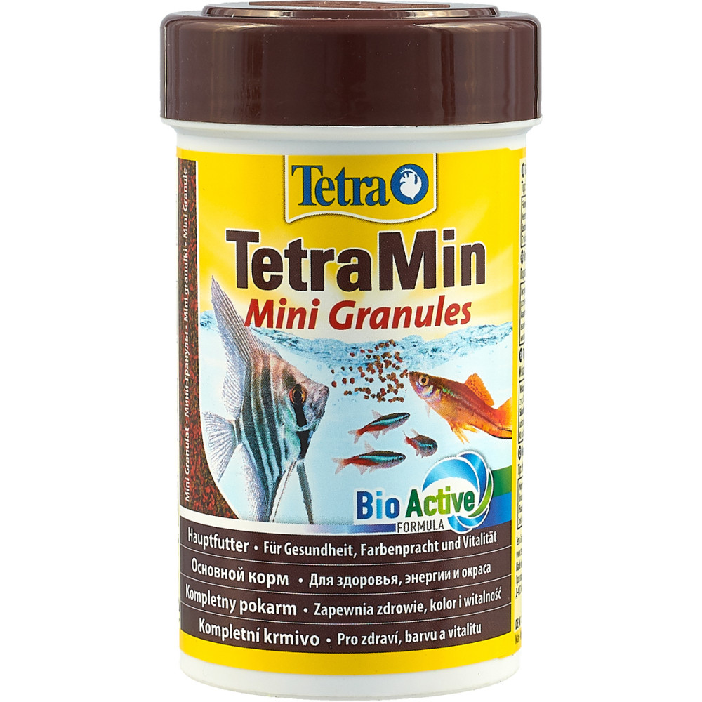 Корм для акваріумних риб TetraMin Mini Granules у дрібних гранулах 100 мл (45 г)
