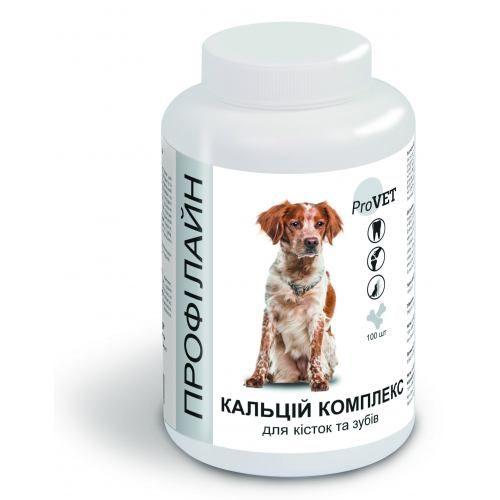 Витаминно-минеральная добавка для собак ProVET Профилайн Кальций комплекс 100 таблеток