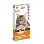 Краплі на холку для котів ProVET «Мега Стоп», 4 піпетки (від зовнішніх та внутрішніх паразитів)