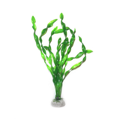 Штучна рослина для акваріума Aquatic Plants "Vallisneria" зелена 30 см