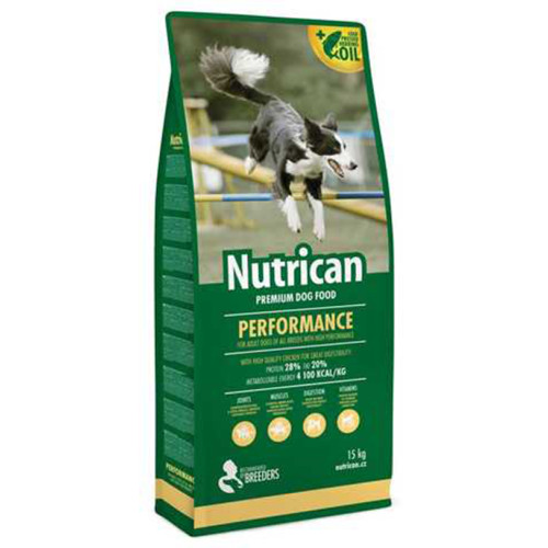 Сухий корм для собак Nutrican Performance 15 кг