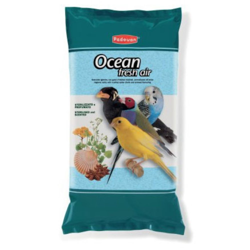 Песок для птиц (гигиеническая подстилка) Padovan Ocean fresh air 1 кг