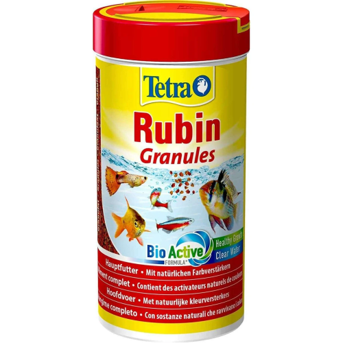 Корм для аквариумных рыб в гранулах для окраса Tetra Rubin Granules 250 мл