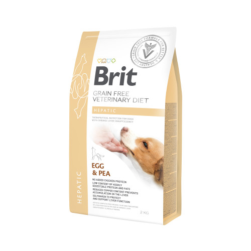 Сухой корм Brit Grain Free VetDiets Dog Hepatic для собак при заболеваниях печени 2 кг