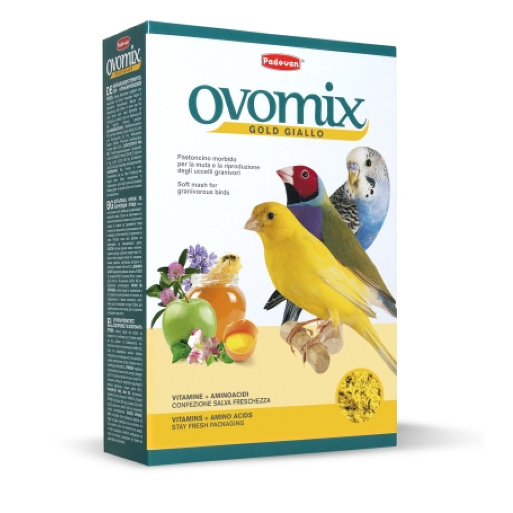 Пюреобразный корм для птиц Padovan Ovomix Gold giallo 300 г