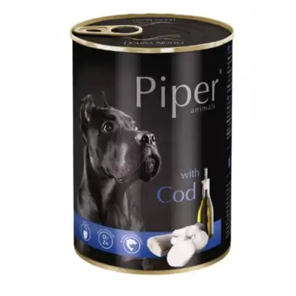 Консерва "DN Piper"  для собак із тріскою 400 (г)