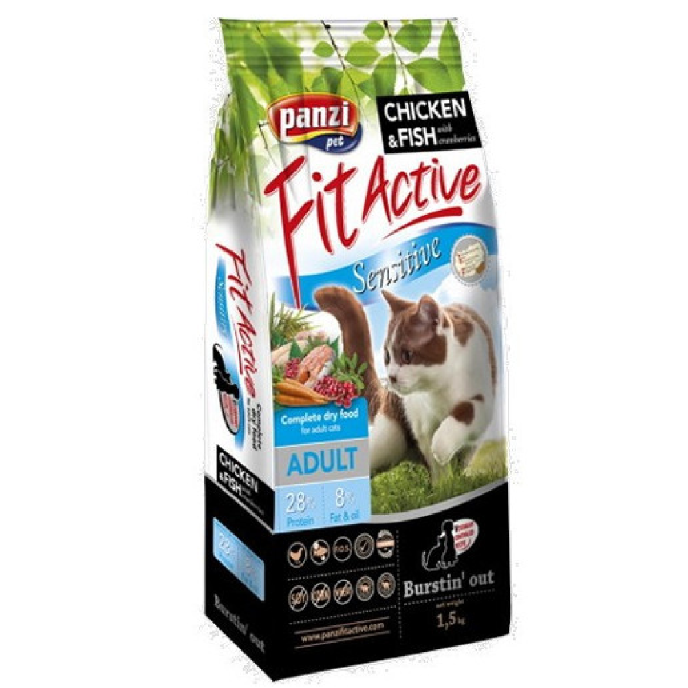 Корм для взрослых котов FitActive Cat ADULТ Sensitive 300 (г)