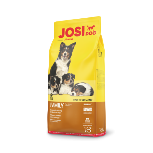 Сухой корм Josera JosiDog Family для щенков и юниоров, для беременных и кормящих собак 18 кг