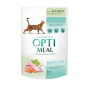 Влажный корм для кошек Optimeal pouch 12 шт по 85 г (кролик в морковном желе)