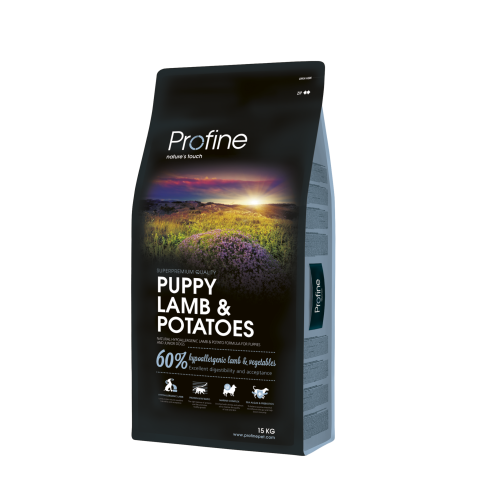 Сухой корм Profine Puppy Lamb & Potatoes гипоаллергенный для щенков всех пород с ягненком 15 кг