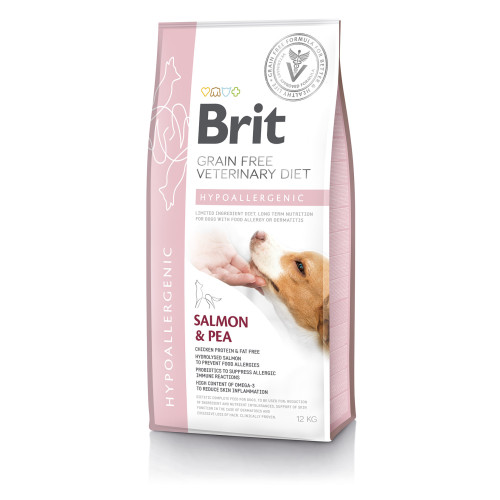 Сухой корм Brit Grain Free VetDiets Dog Hypoallergenic для собак при пищевой аллергии 12 кг