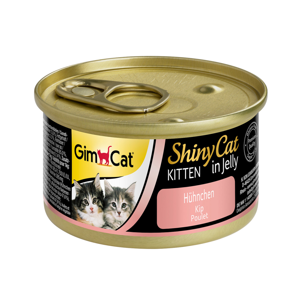 Влажный корм для котят Gimpet ShinyCat Kitten с курицей 70 г