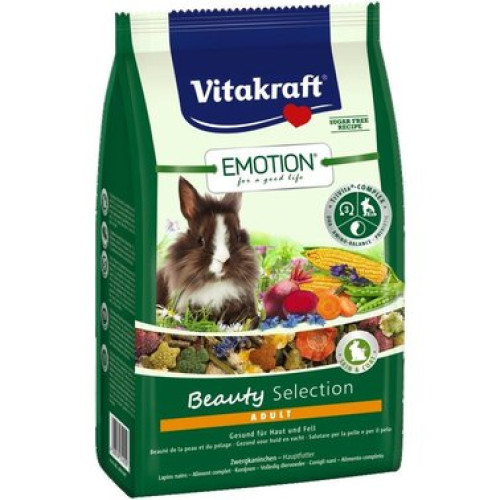 Корм для кроликов Vitakraft Emotion Beauty Selection Adult 600г.
