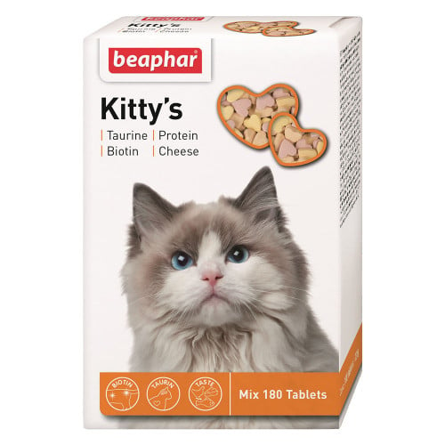 Витамины для взрослых кошек Beaphar Kitty's Mix 180 таблеток