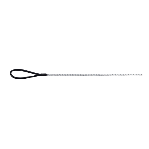 Поводок-цепь Trixie с нейлоновой ручкой 1м / 4мм