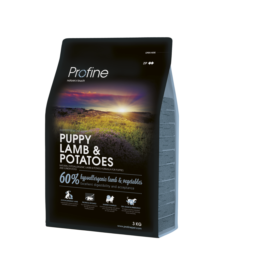 Сухой корм Profine Puppy Lamb & Potatoes гипоаллергенный для щенков всех пород с ягненком 3 кг