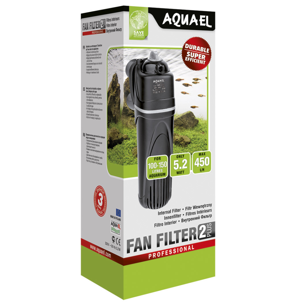 Внутренний фильтр для аквариума AquaEl Fan 2 Plus до 150 л 