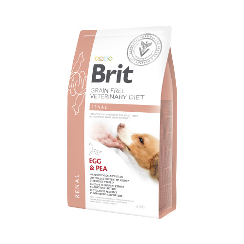 Сухой корм Brit Grain Free VetDiets Dog Renal для собак при хронической почечной недостаточности 2 кг