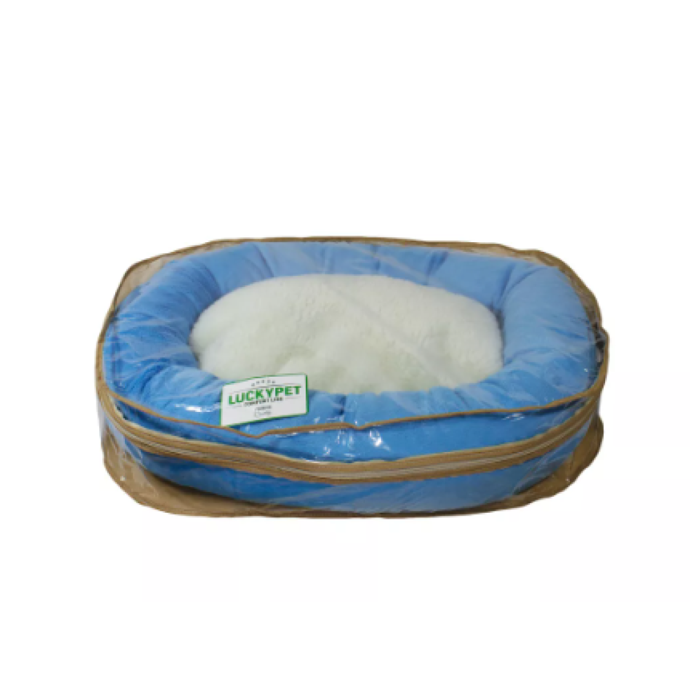 Лежак Рокси №3 "Lucky Pet", голубой, 52х65х14см 