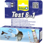 Тесты для воды аквариума Tetra Test 6 in 1 (25 индикаторных полосок)